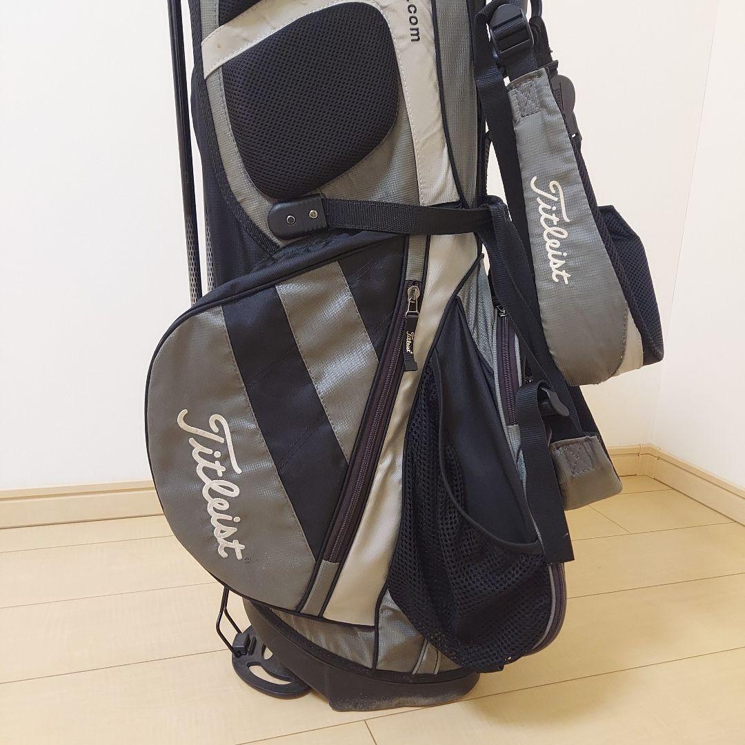Titleist タイトリスト 軽量 キャディバック スタンド ブラック/グレー