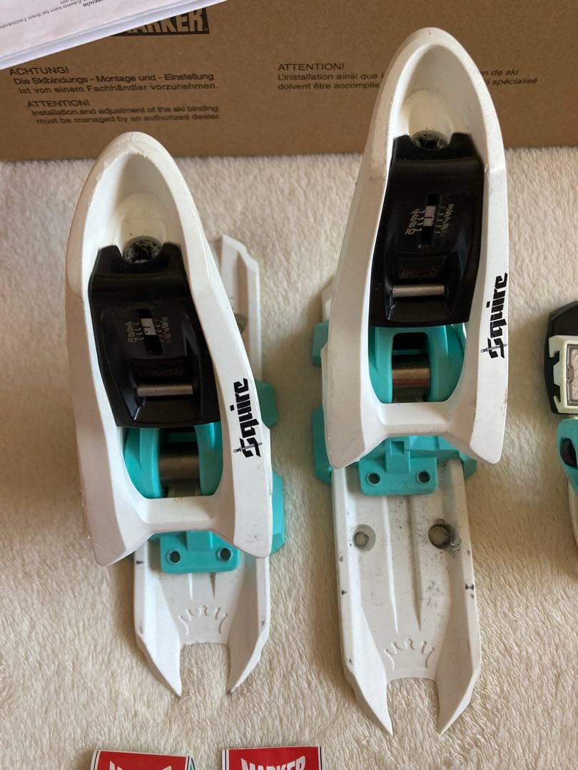 Marker Squire スキー　ビンディング　ターコイズブルー