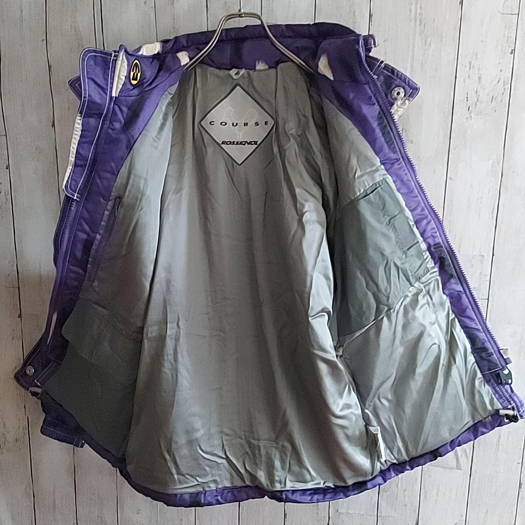 【ROSSIGNOL】ロシニョール フルジップ スキーウェア 上下セット M 紫