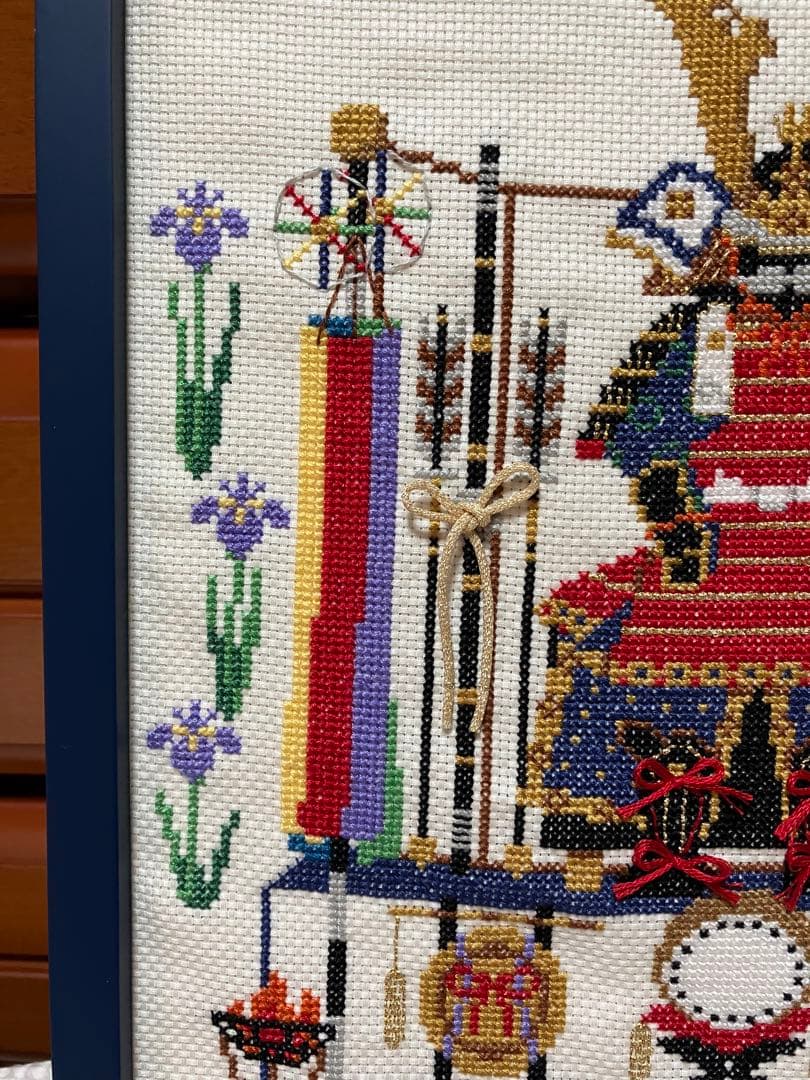 ホビーラホビーレ(完成品)クロスステッチフレーム〈五月人形〉