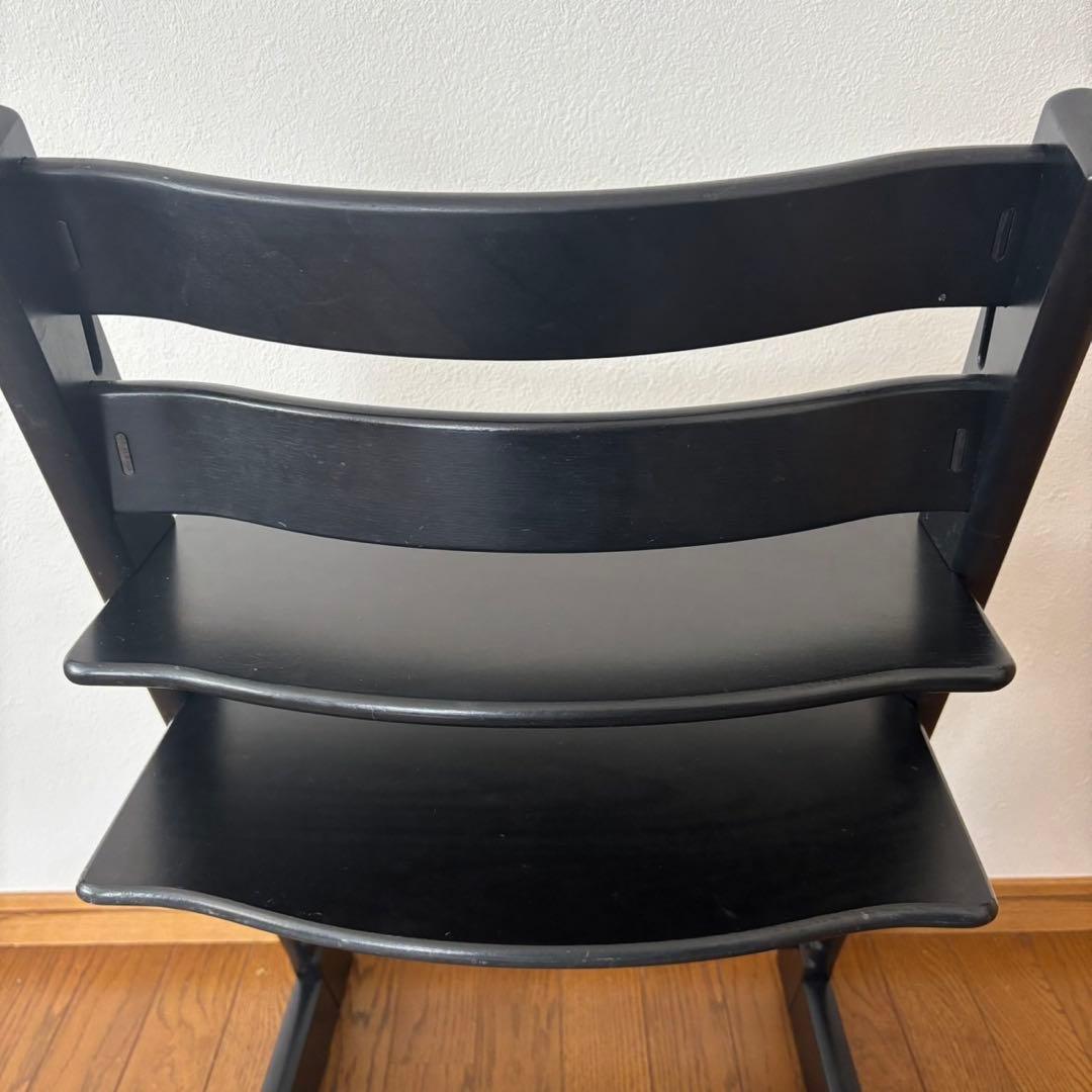 ＊美品＊ストッケ　トリップ トラップ　ベビーチェア+ベビーセット　ブラック