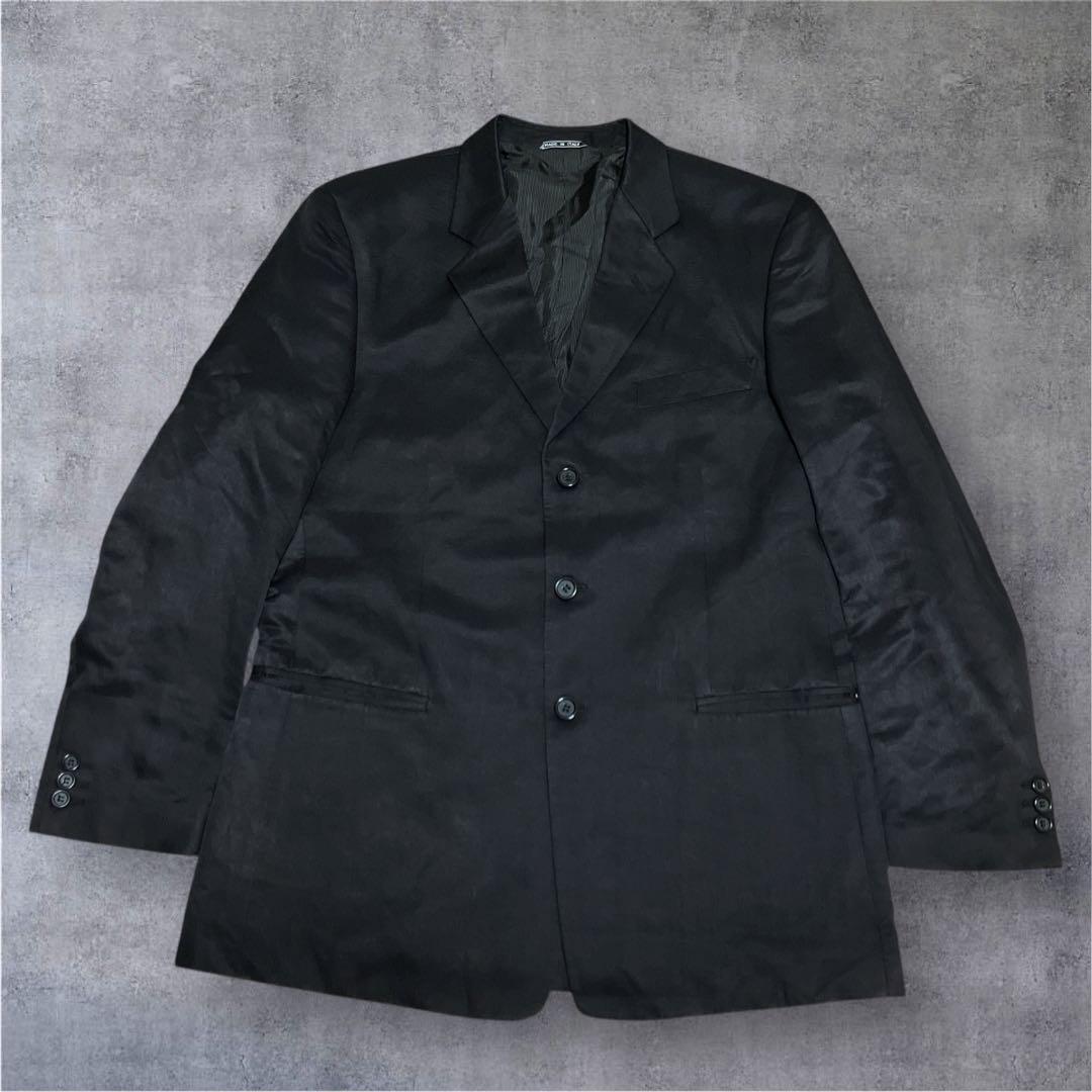 バーニーズニューヨーク　イタリア製　スーツジャケット　メンズ　光沢　XLサイズ