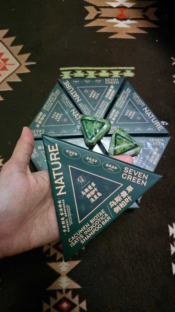 シャンプー NATURE SEVEN GREEN 120gx6 + 25gx3