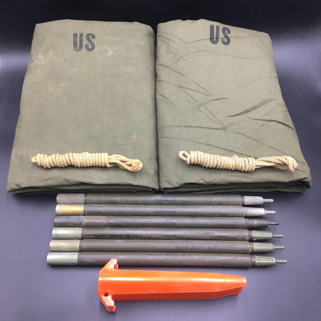 ★デッド＆バッチ一致★アメリカ軍 米軍 US アーミー パップテント 1976年