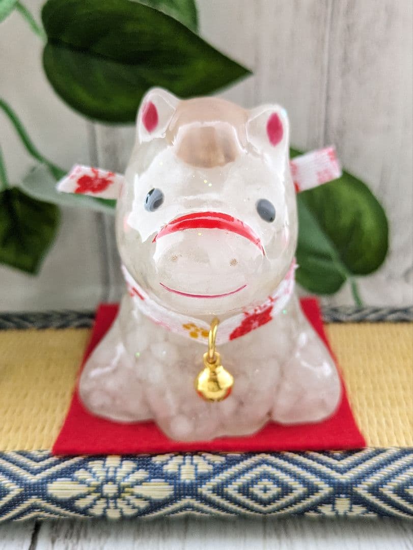 【つる927】まっくろくろの黒電話ちゃん形オルゴナイト☆他６点