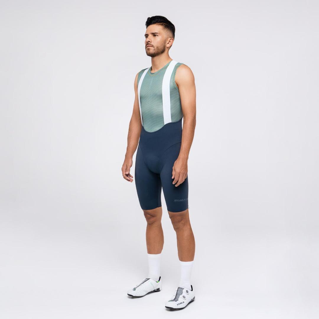 新品ビブショーツ　SUAREZ　グレー（S）