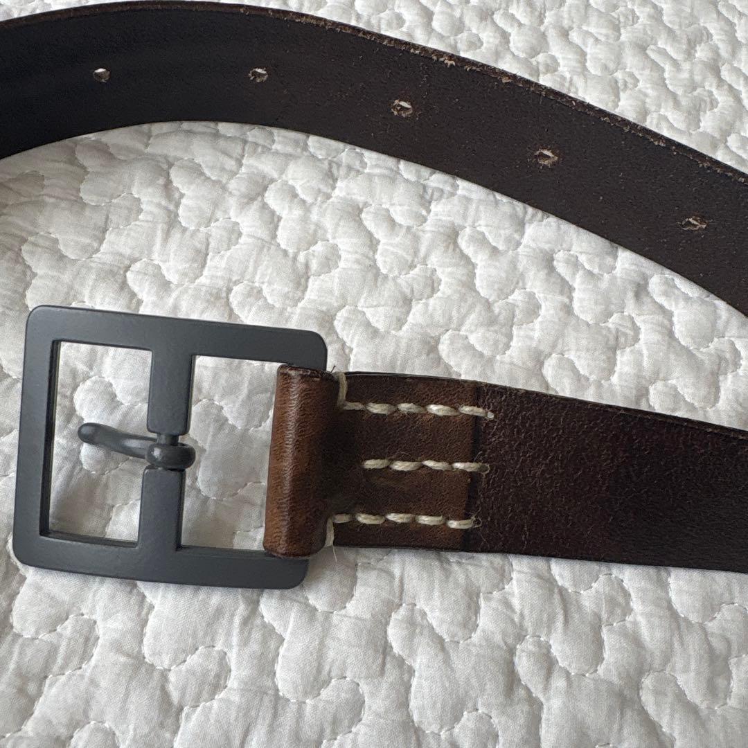 45R ヴィンテージレザーの45星ベルト
