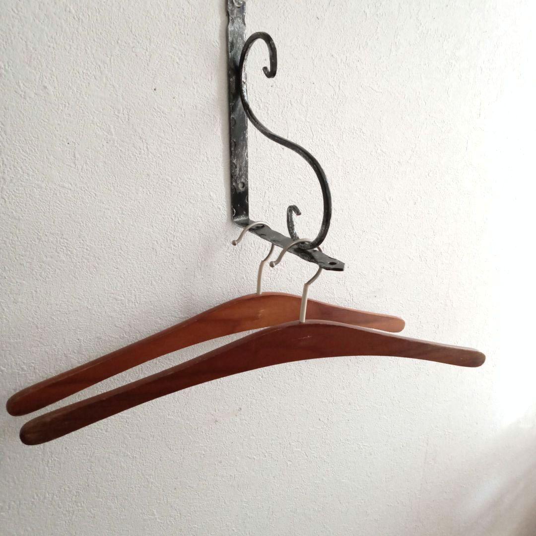 チークのハンガー 5本セット スウェーデン 北欧ヴィンテージ
