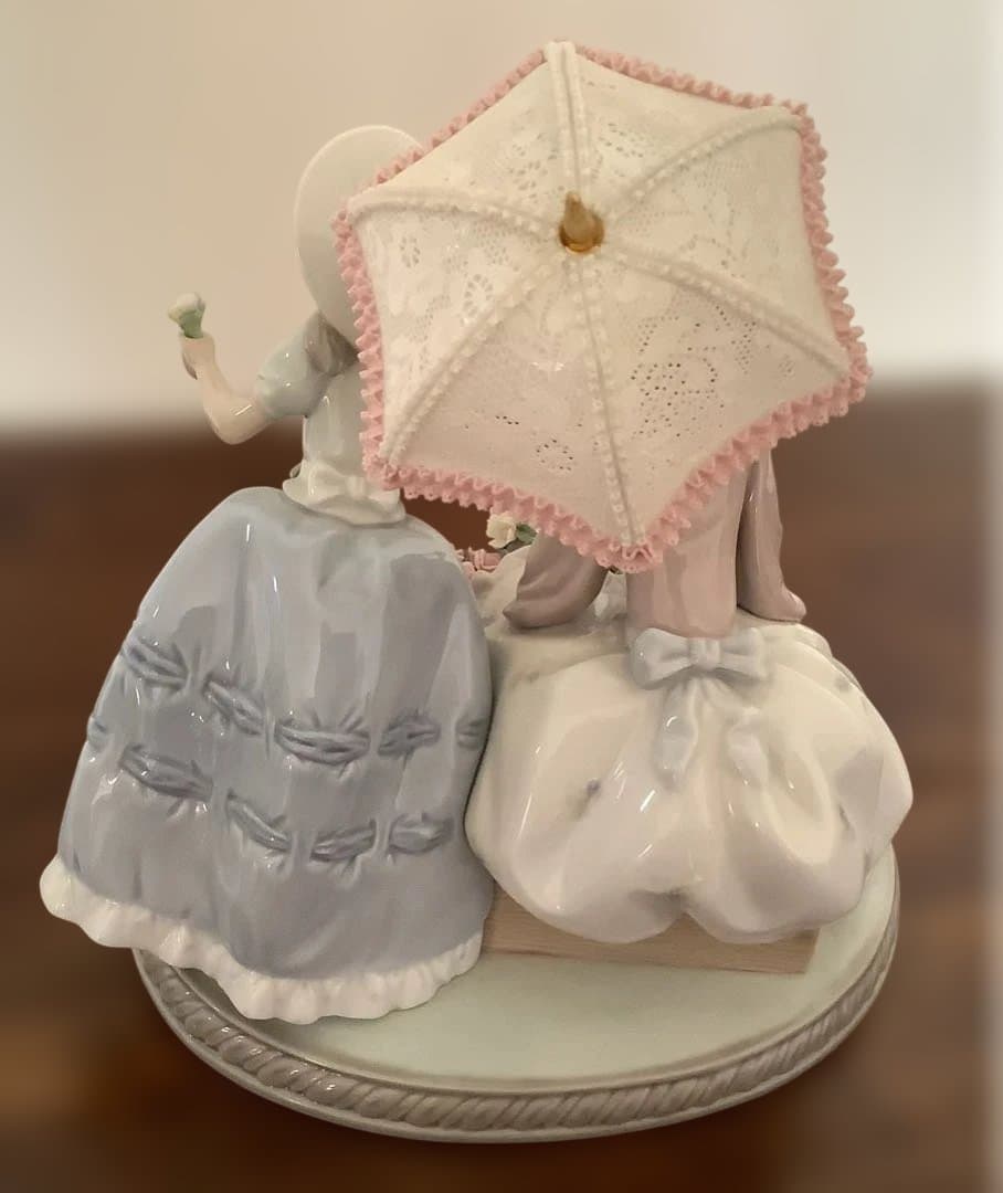 リヤドロ　花売りの姉妹　Vendiendo flores 5537 美品