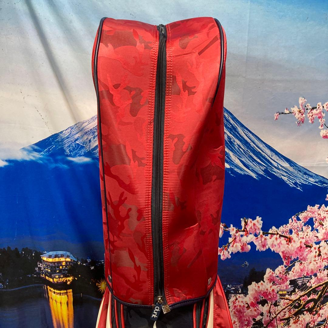 寶BU-1107 クランク キャディバッグ ネイビーホワイトレッド 人気色