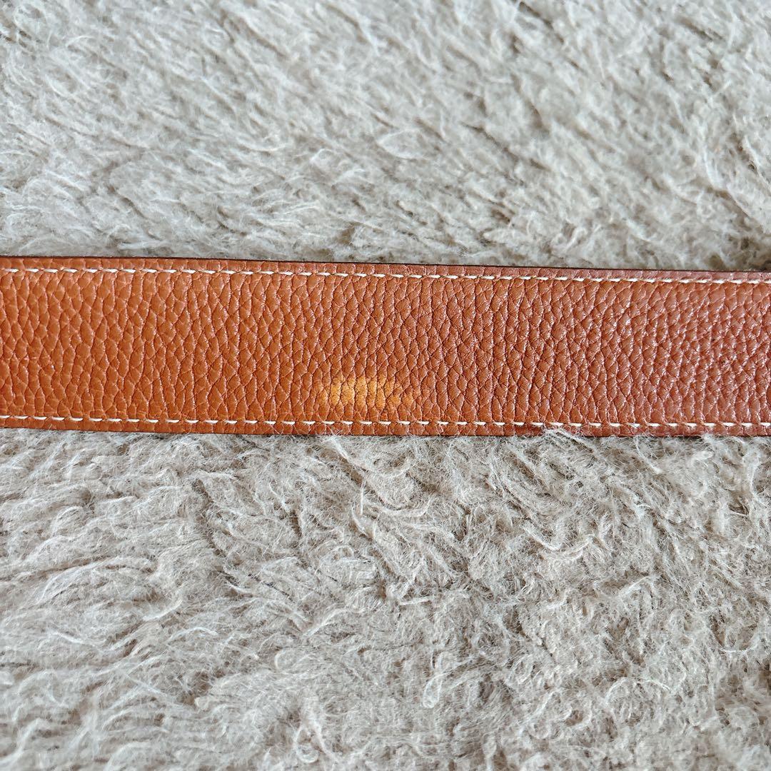 Mikaaa♡•*¨*•.¸♬︎HERMES ブラウンレザーベルト