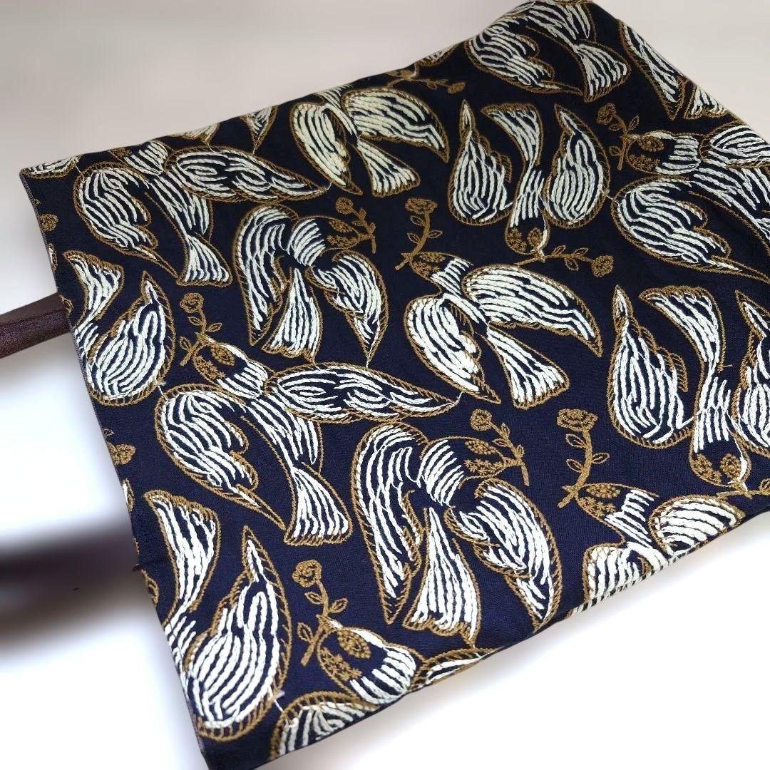 ミナペルホネン　両面followingday マチ有りトートバッグ