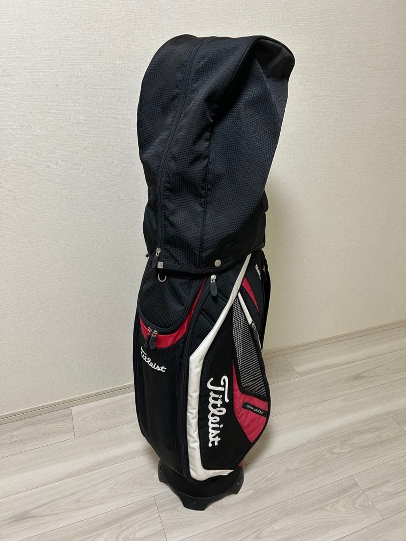 Titleist ゴルフバッグ・キャディバッグ 黒/赤