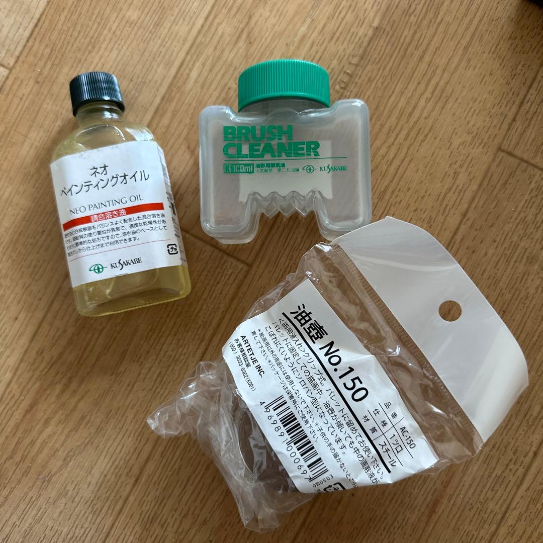 アートセット ステンレス 絵具・筆・パレット