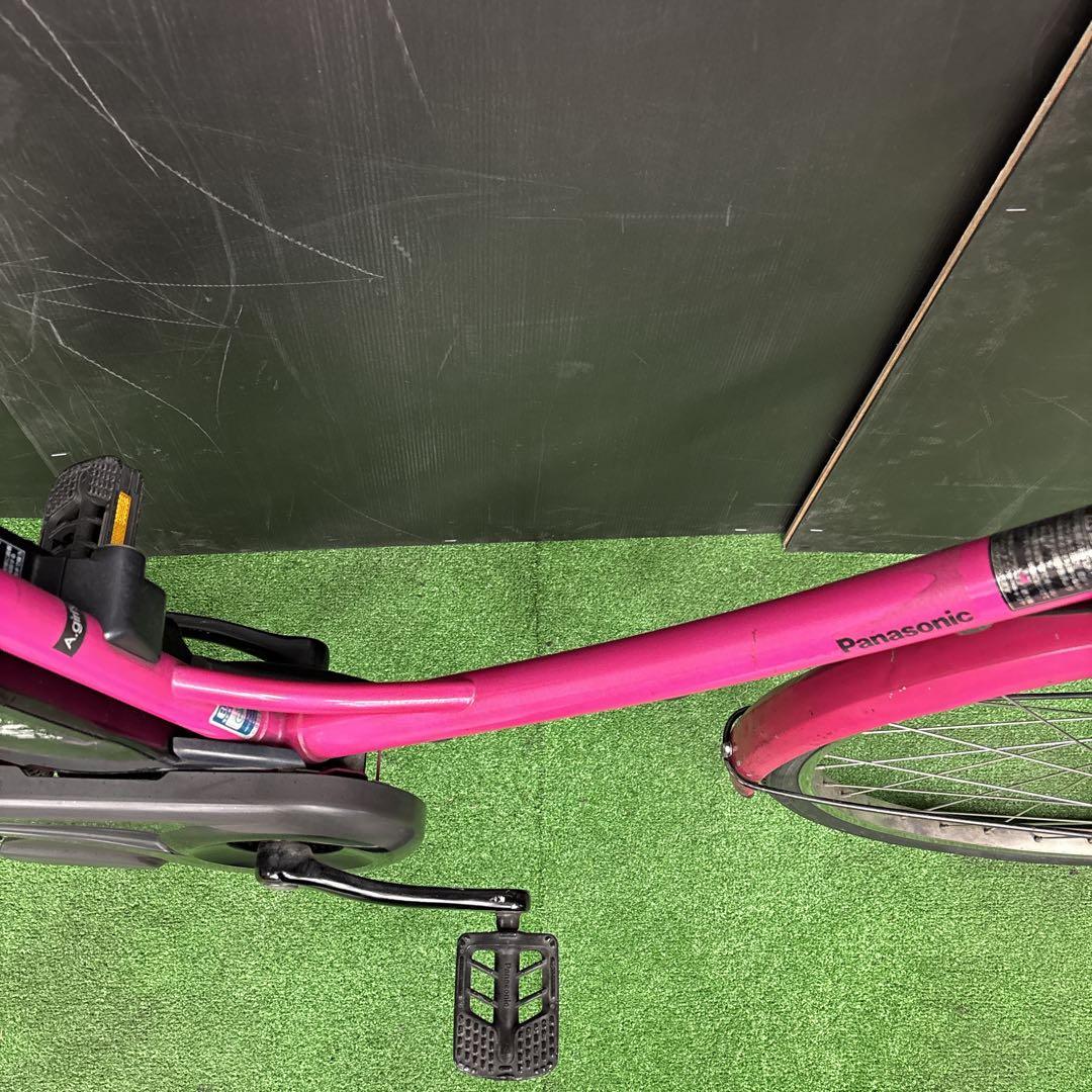 電動自転車 Panasonic A.girls ピンク　66★