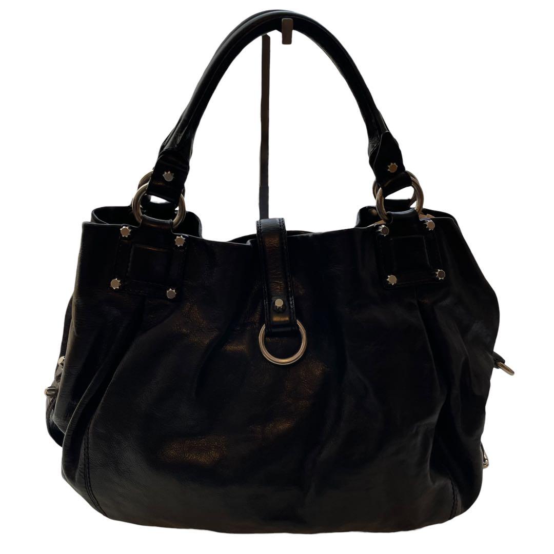 DSQUARED2 ディースクエアード レザーバッグ 肩掛け 大容量 y2k