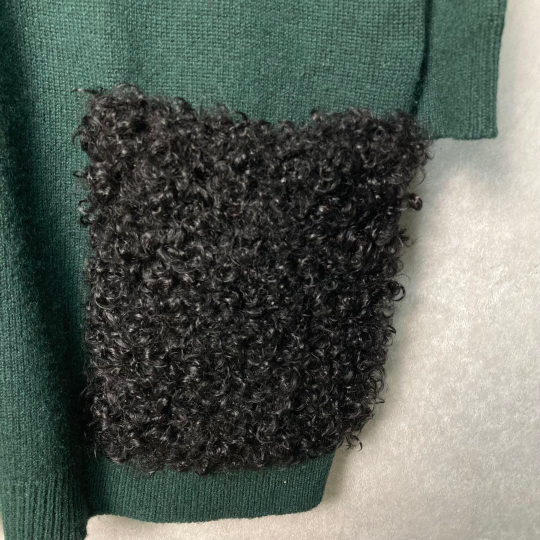 【美品】LV ルイヴィトン　カシミヤ100%　ニット　ハイネック　ワンピース