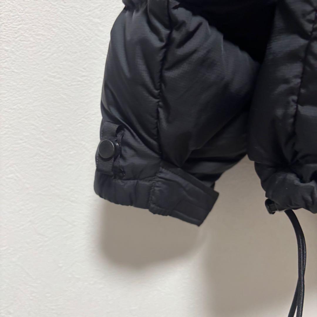 人気✨90's ザノースフェイス　ダウンジャケット　ヌプシ　L ブラック　刺繍