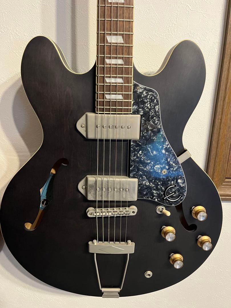 ギター Epiphone Casino Worn WEB (Worn Ebony)