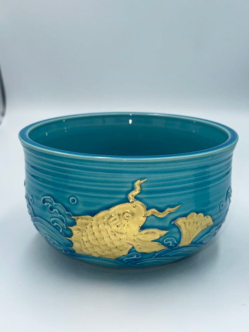 浅黄交趾荒磯　皆具　叶松谷作