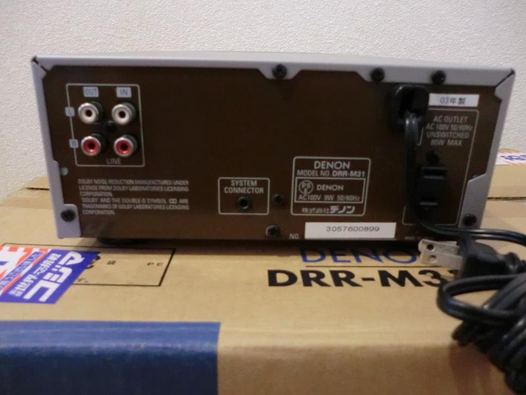 DENON デノン　カセットデッキ DRR-M31-S 【修復あり】