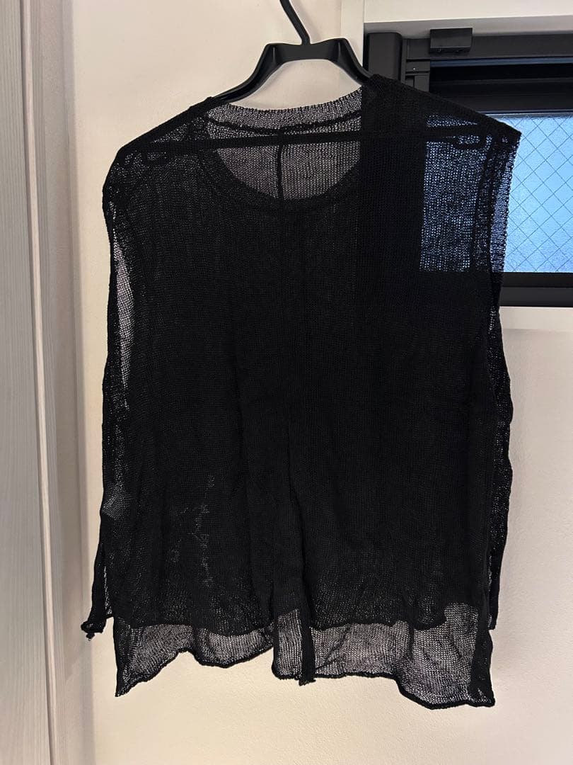 トップス suzukitakayuki embroidered knitting vest