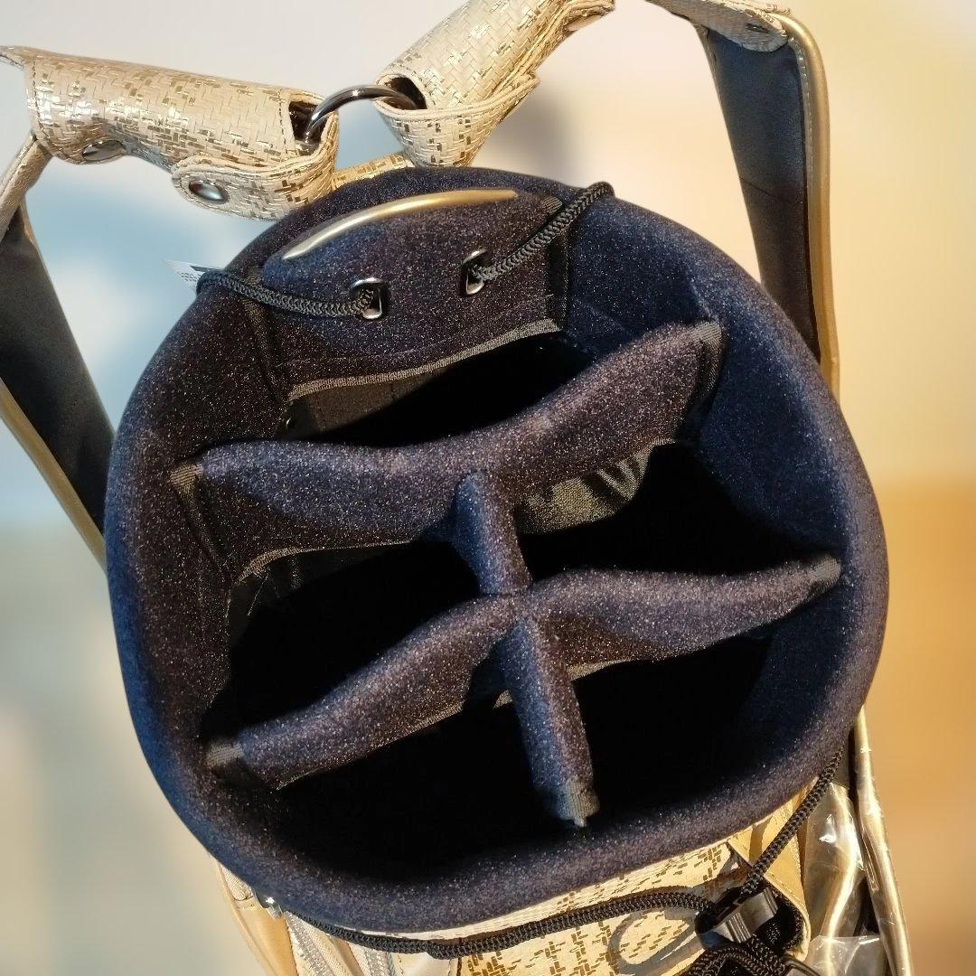 【新品　未使用】RomaRo ゴルフキャディバッグ ゴールド