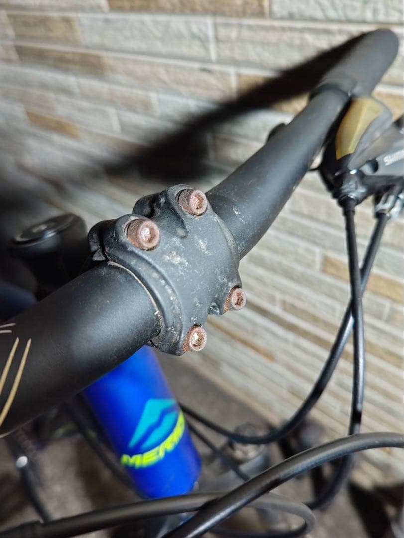 引取限定 中古 メリダ MTB 3×8段変速 470MM 軽整備済 防犯登録