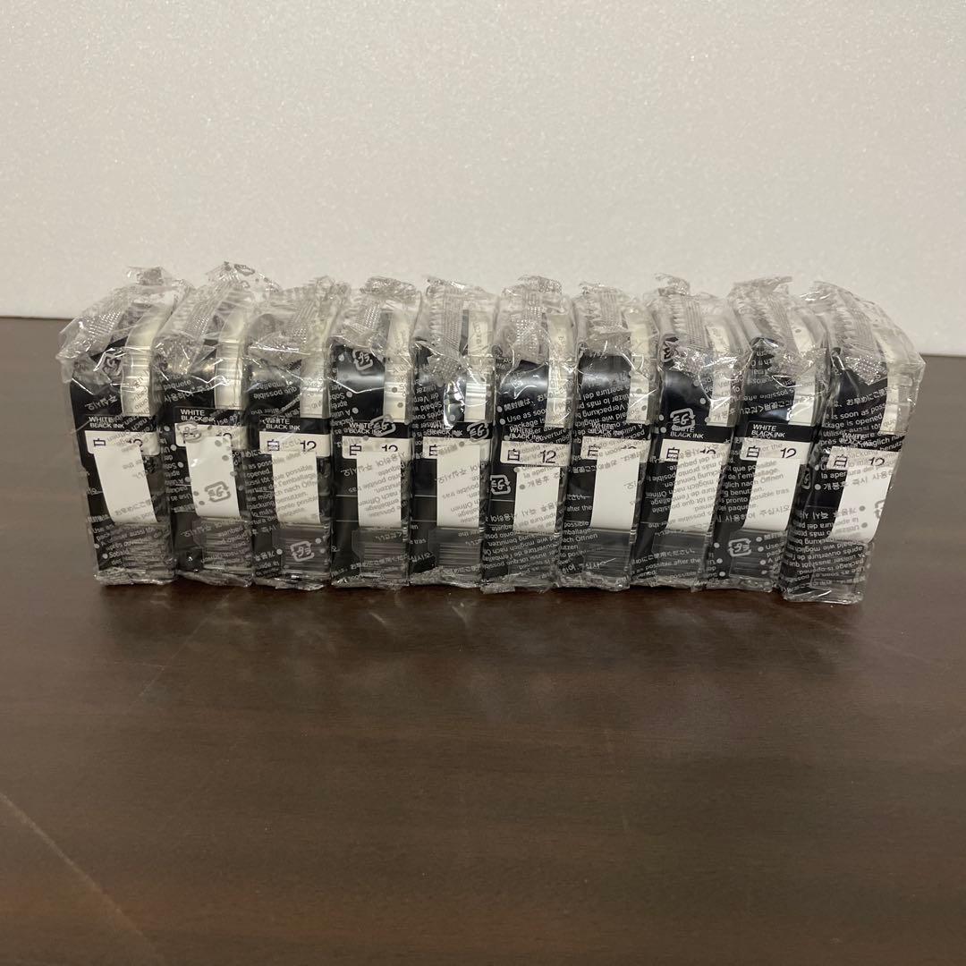 KING JIM テプラテープ 12mm白 長さ16m 10本