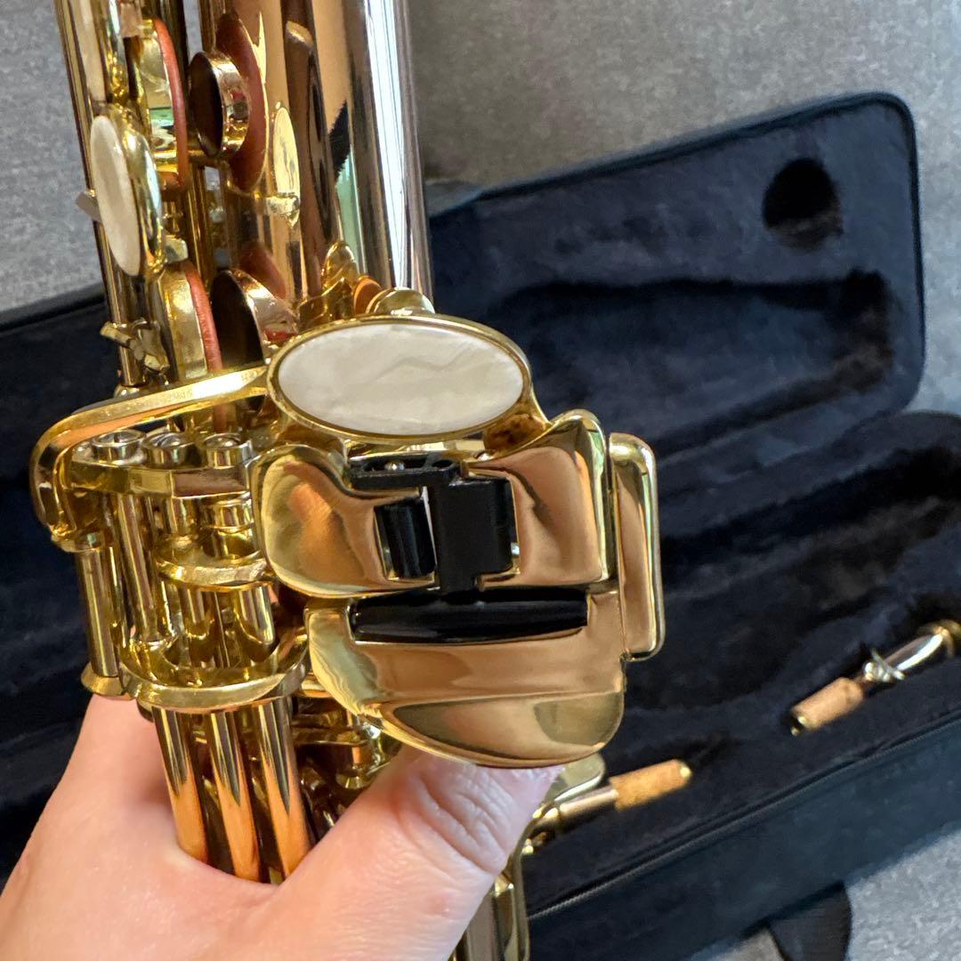 ソプラノサックス　ピンクゴールド