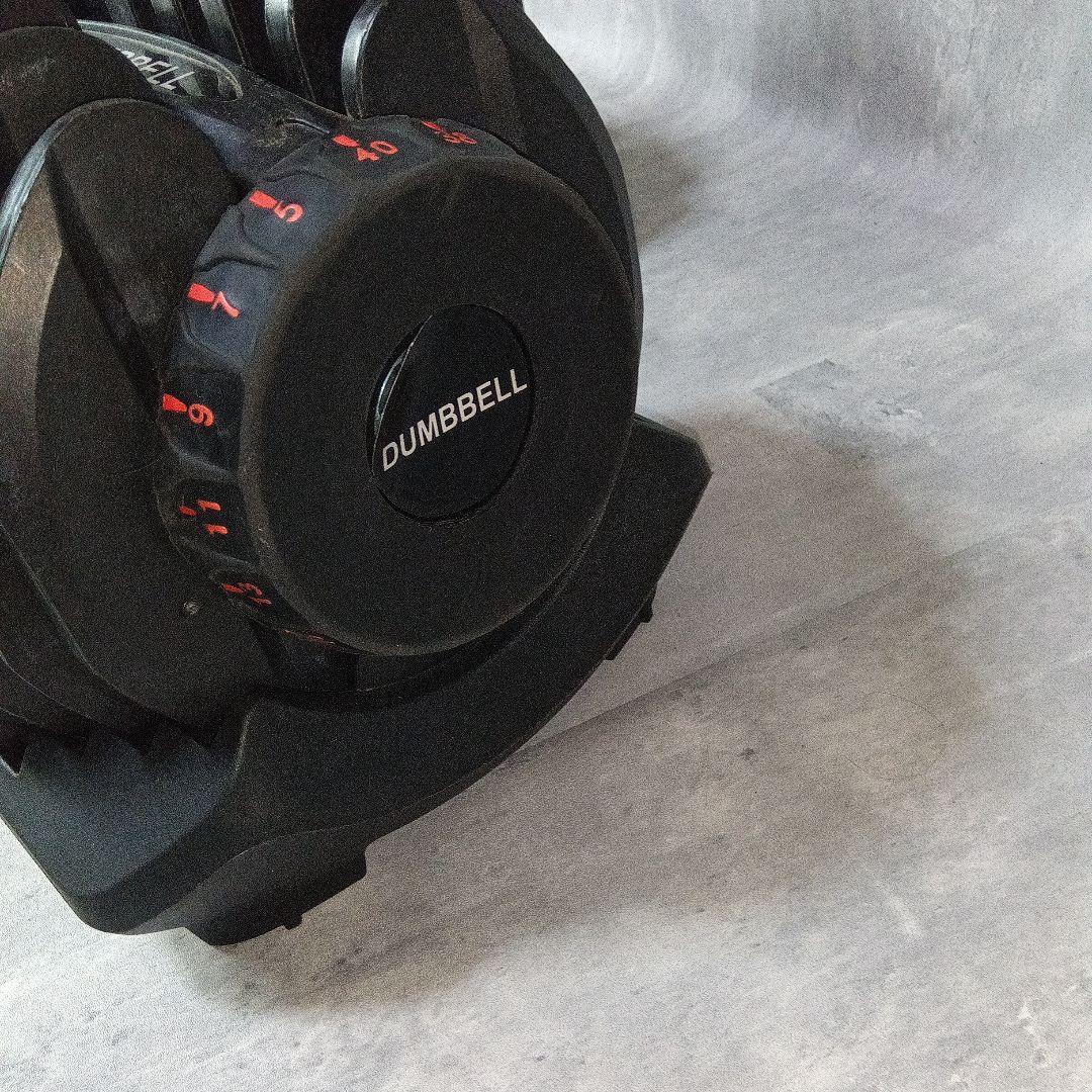DUMBBELL 可変式ダンベル 40kg 17段階調整　1つ分①