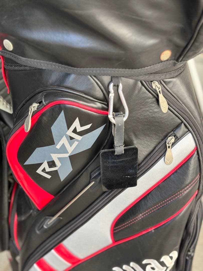 キャロウェイ　Callaway ゴルフバッグ　ブラック&レッド　14分割