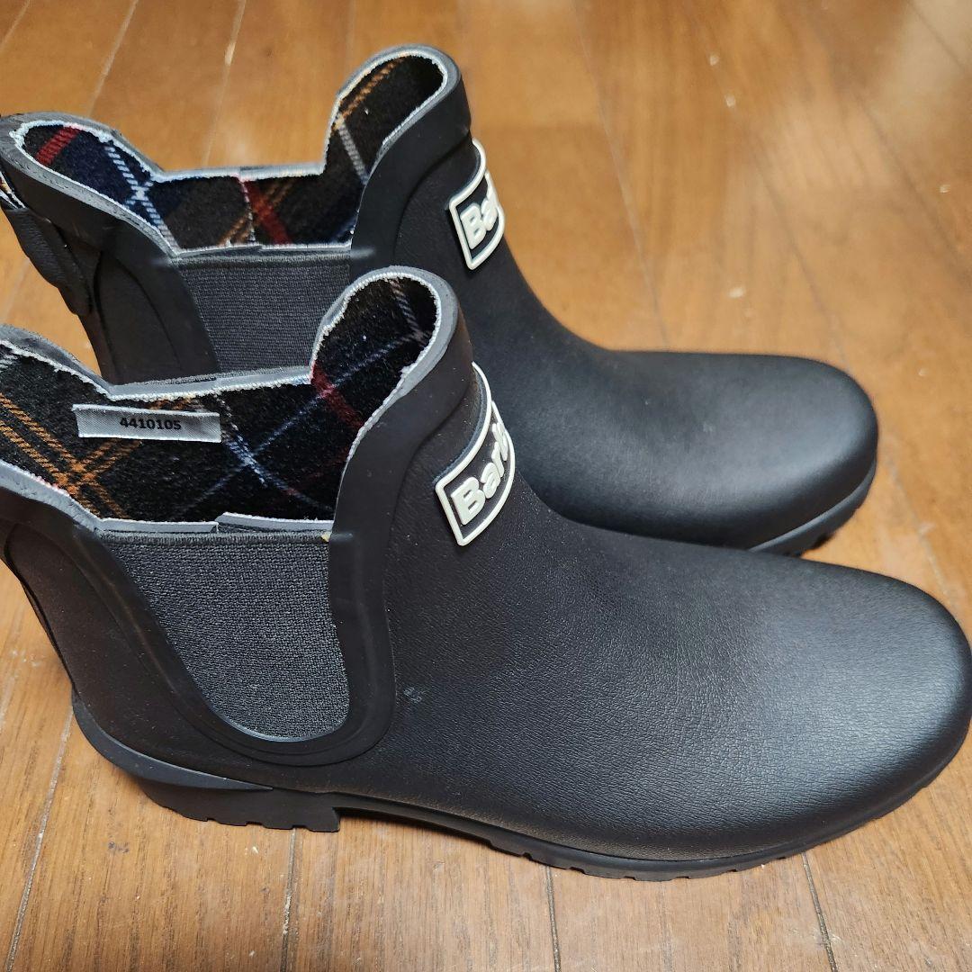 BARBOUR バウアーサイドゴアレインブーツ24センチ　マーコート　雨靴