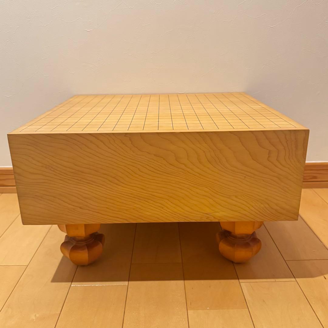 本榧 5寸 天地柾 / 本蛤碁石 / 那智黒 / 銘木碁笥 フルセット