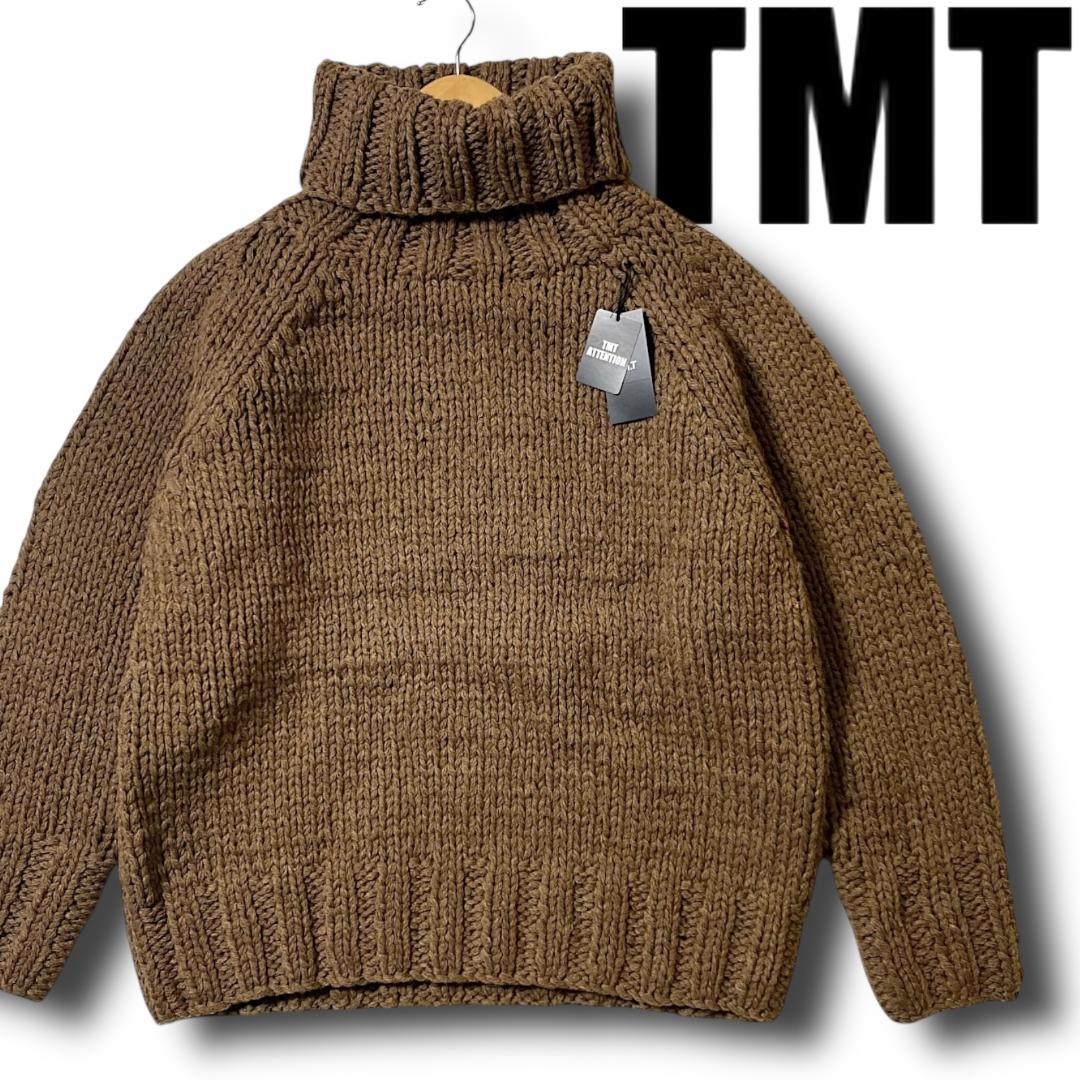 定価49500円 L TMT タートルネック セーター ニット ウール100％