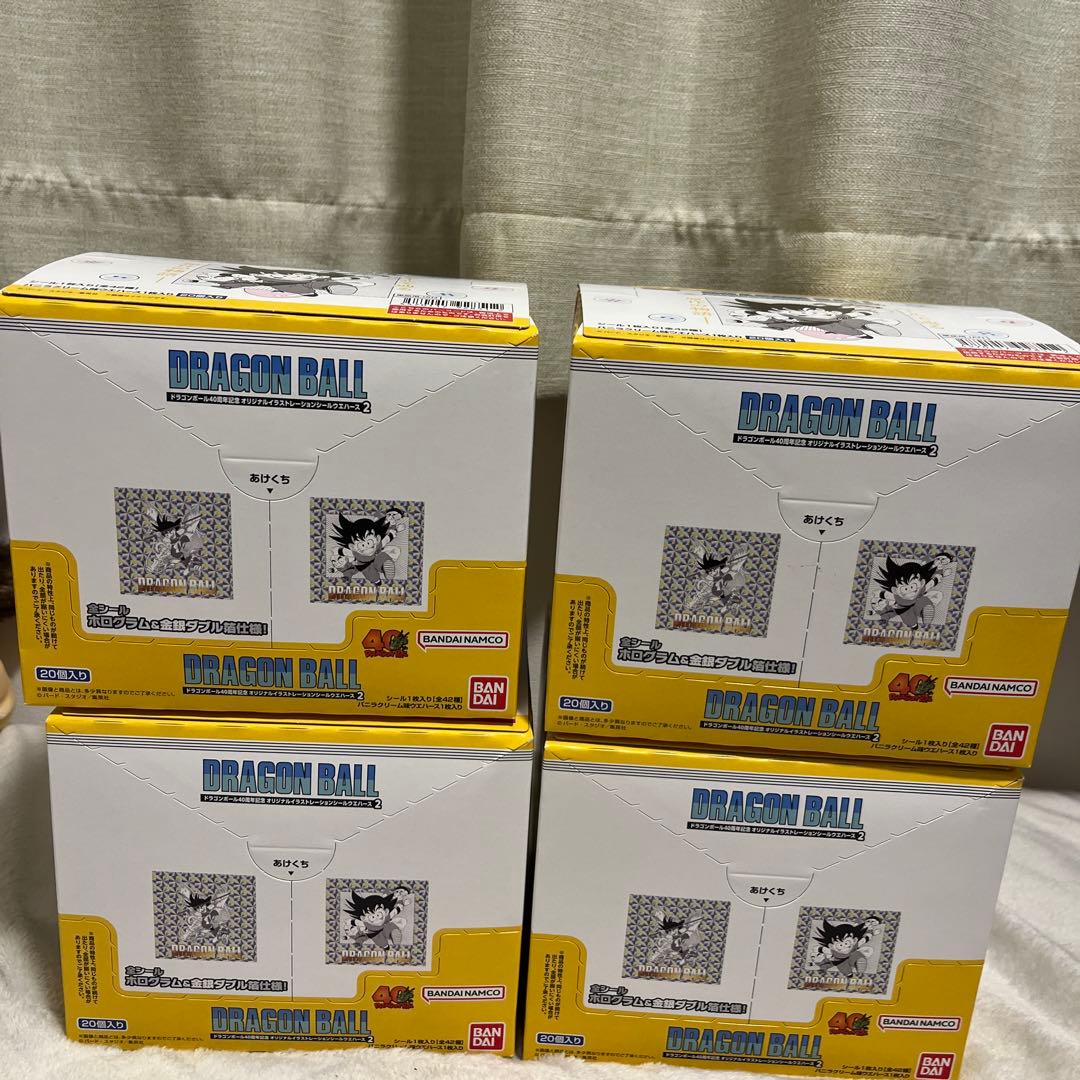ドラゴンボール 40周年記念 オリジナルイラストレーションシールウエハース 2