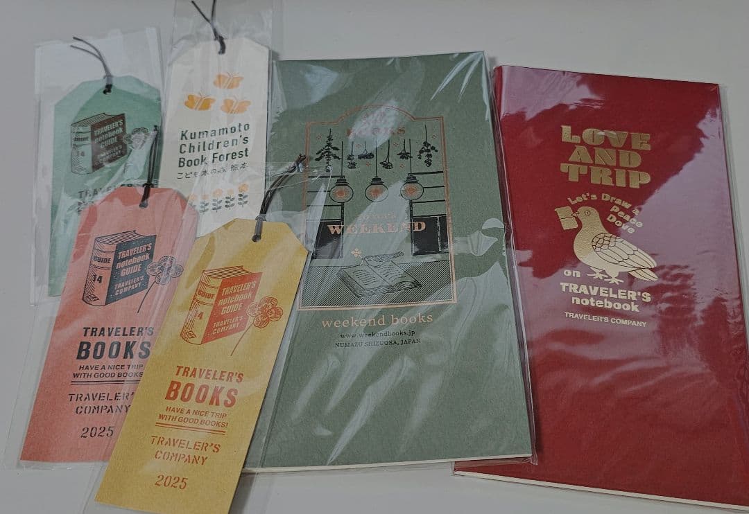 トラベラーズノート 読書月間2025&熊本しおり4点&リフィル2点　6点セット