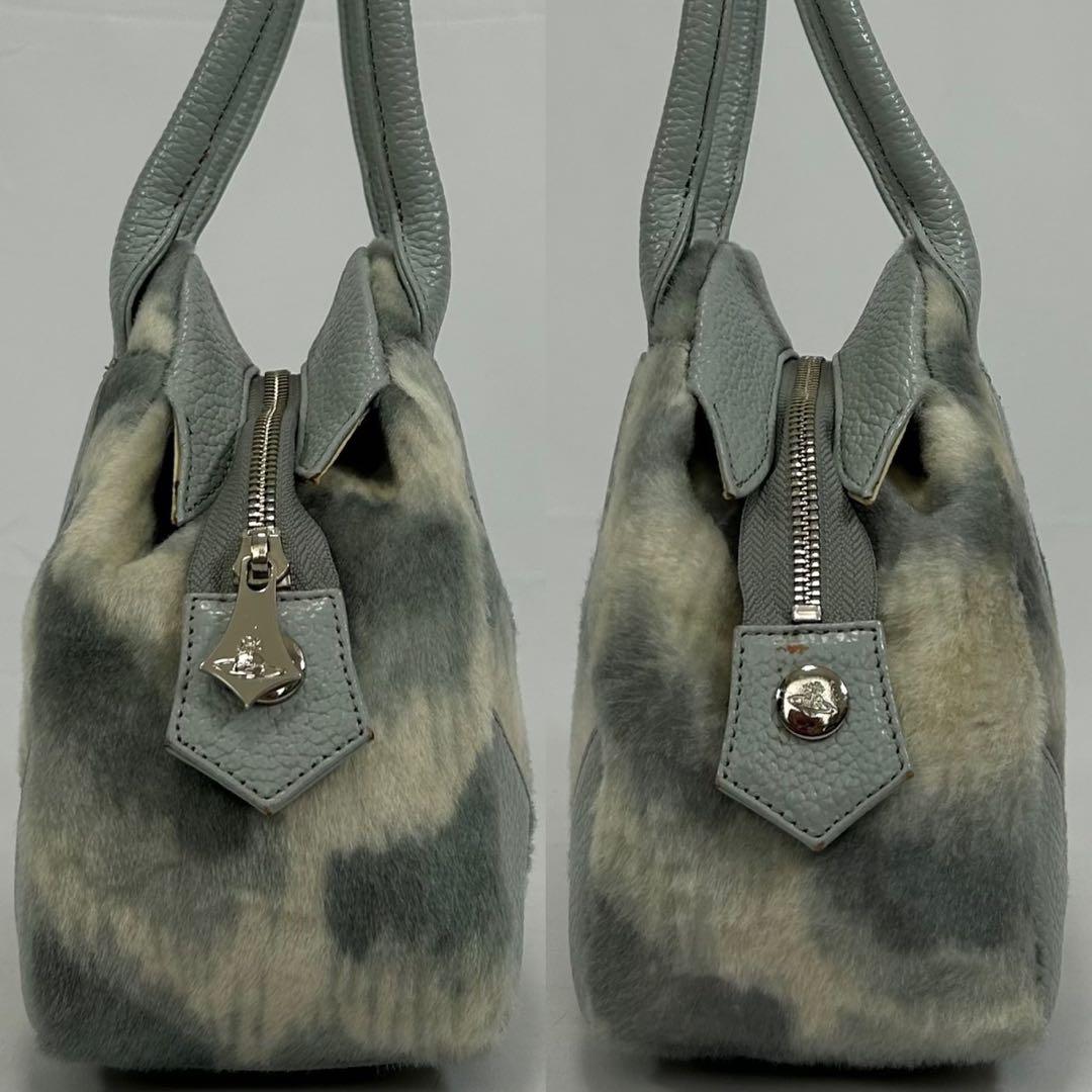 【極美品】ヴィヴィアンウエストウッド ヤスミン ハンドバッグ アニマル オーブ