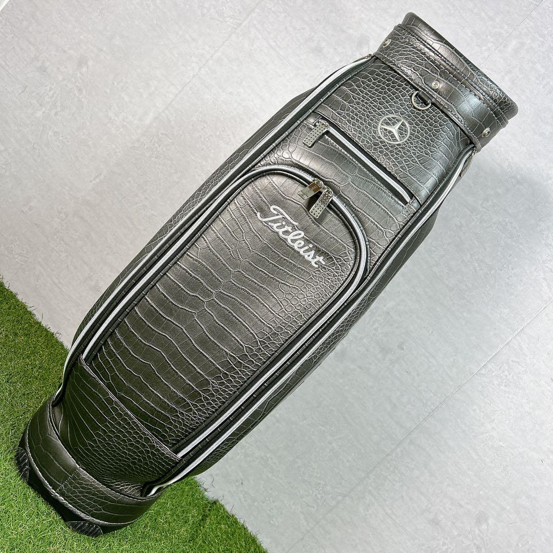 タイトリスト　メルセデス　ベンツ　キャディバッグ　ゴルフ　限定　クロコ　ワニ