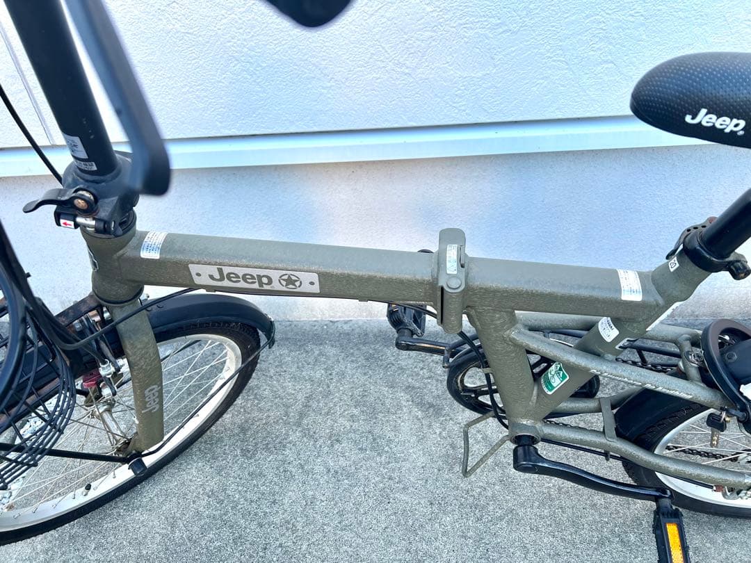 Jeep 折り畳み自転車 20インチJE-206G オリーブグリーン