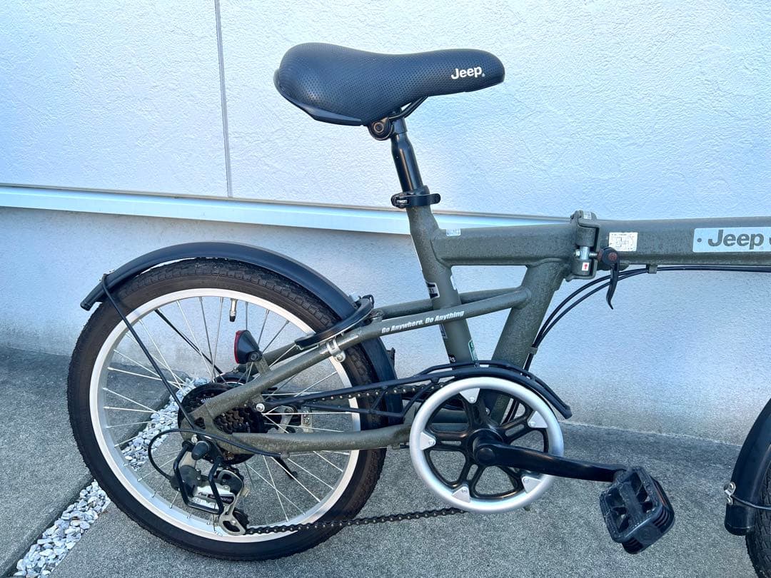 Jeep 折り畳み自転車 20インチJE-206G オリーブグリーン