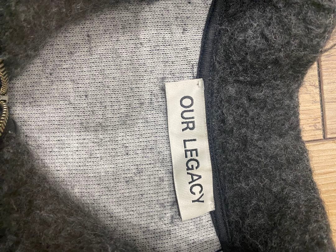OUR LEGACY SHRUNKEN FULLZIP POLO サイズ46