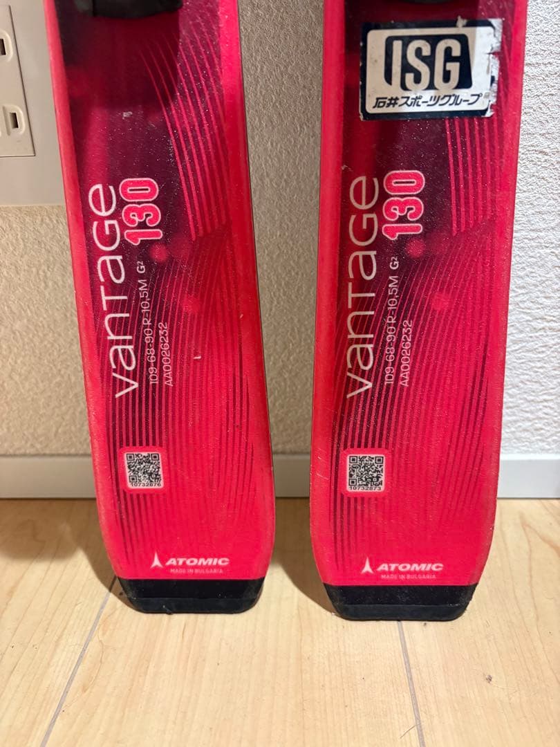 ATOMIC Vantageスキー板　ビンディング　ストックセット