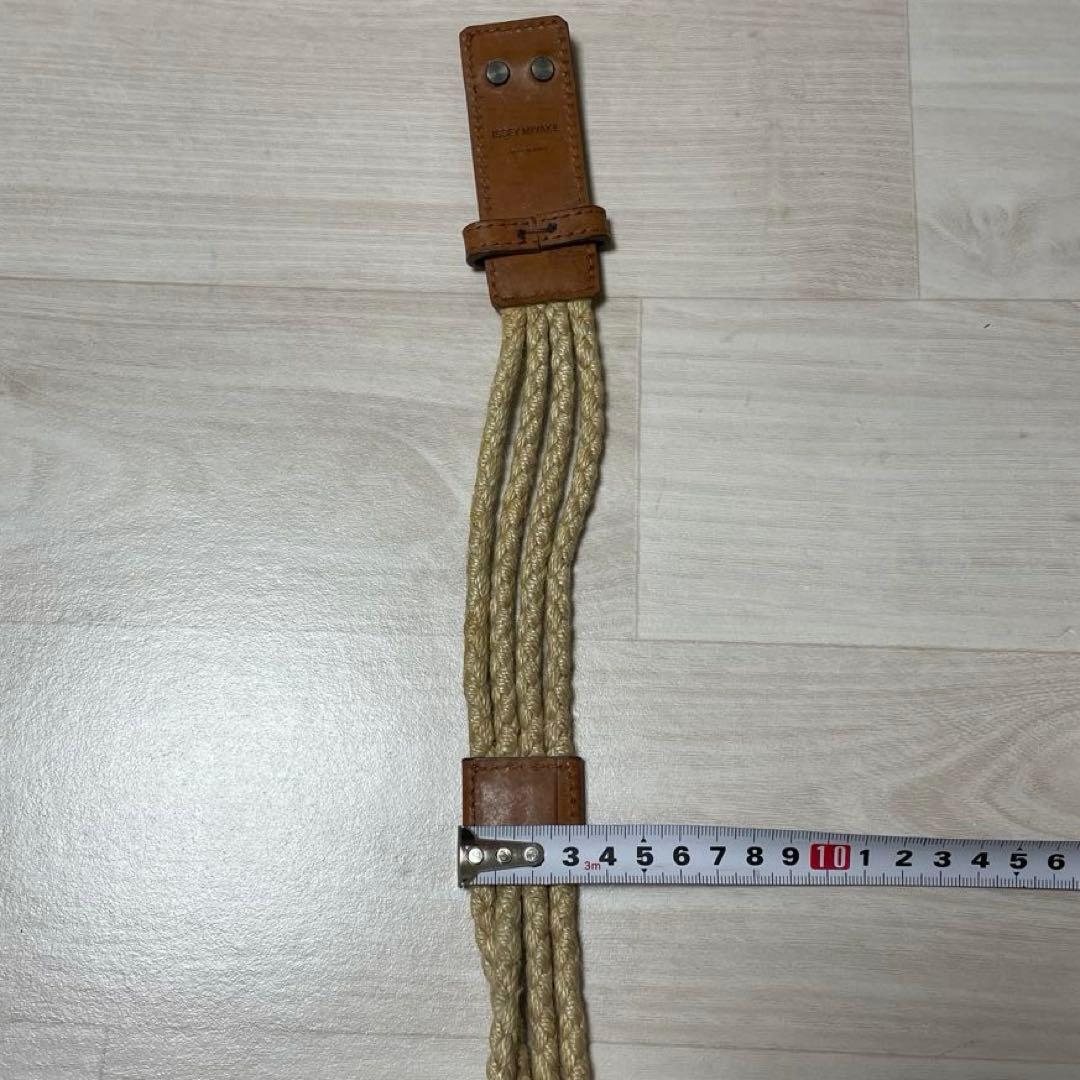 ISSEY MIYAKE イッセイ ミヤケ ロープ編み レザーベルト