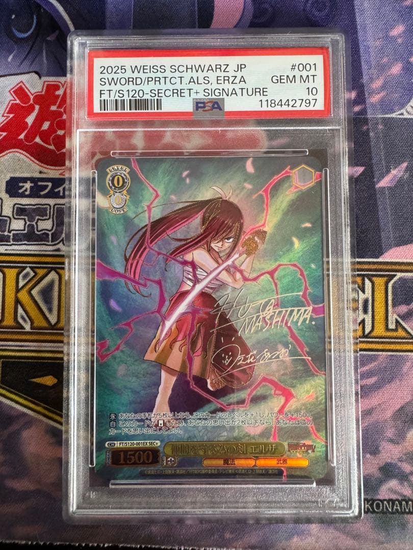 【仲間を守る為の剣　エルザ】フェアリーテイル　SEC＋　psa10