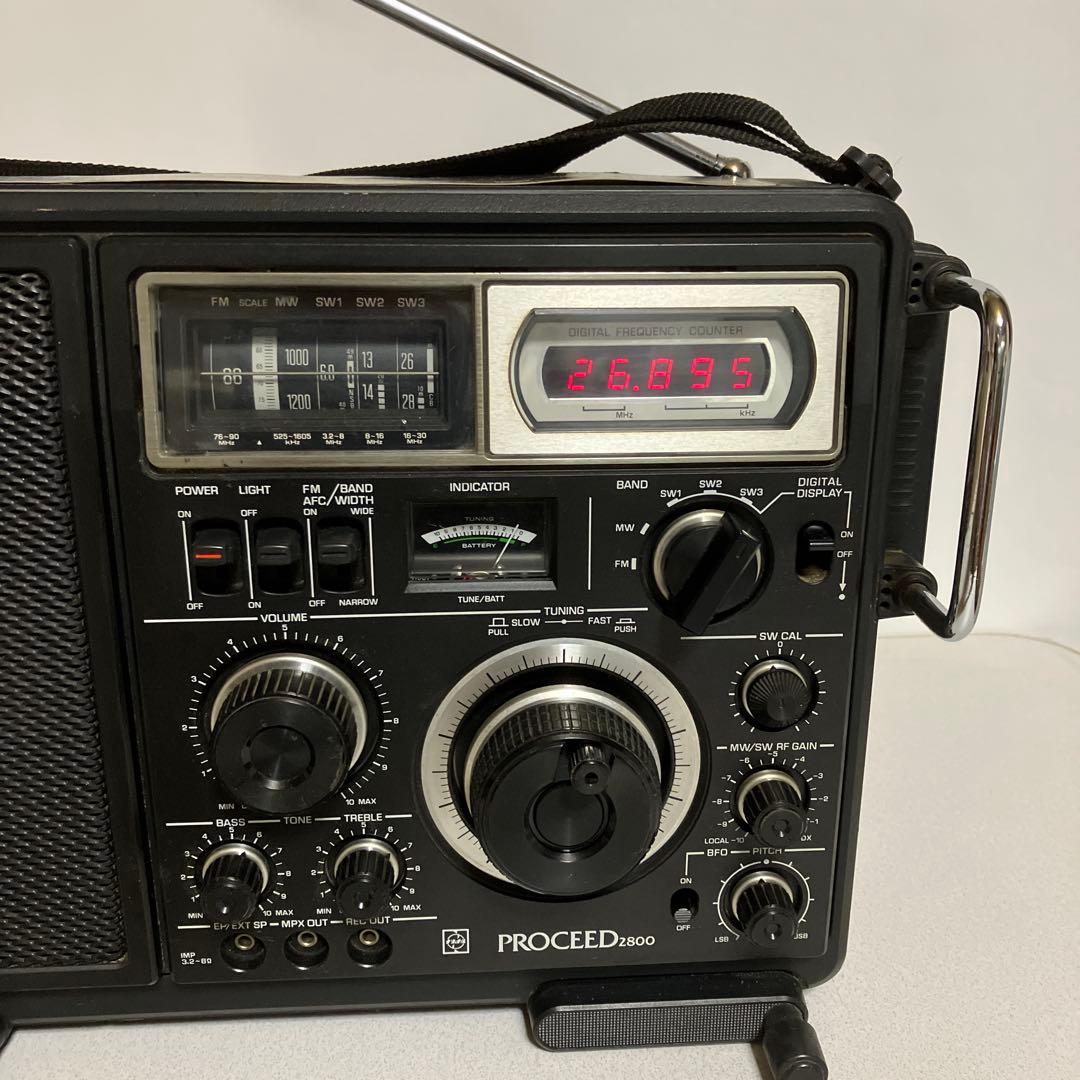 ナショナルラジオ　プロシード２８００　　　　完動品