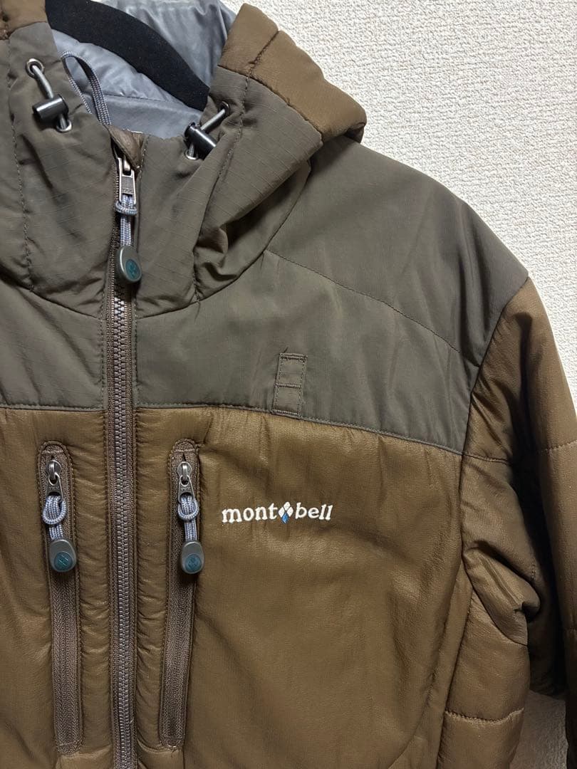 montbell モンベル ダウンジャケット キャスティングパーカー ブラウン