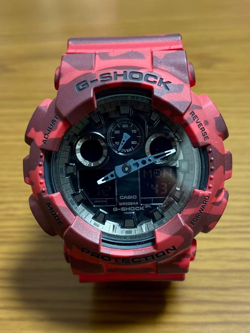 G-SHOCK 赤迷彩 カモフラ 美品