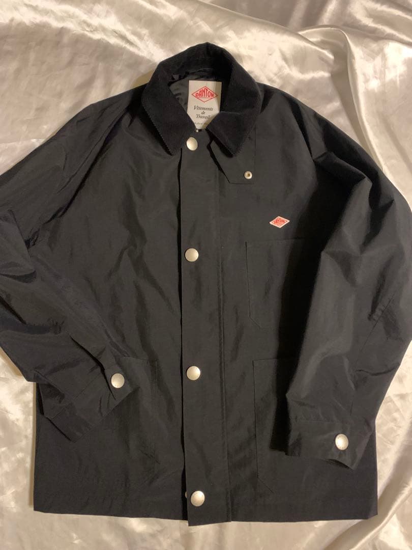瀬文。美品　ダントン ジャケット　ブラック