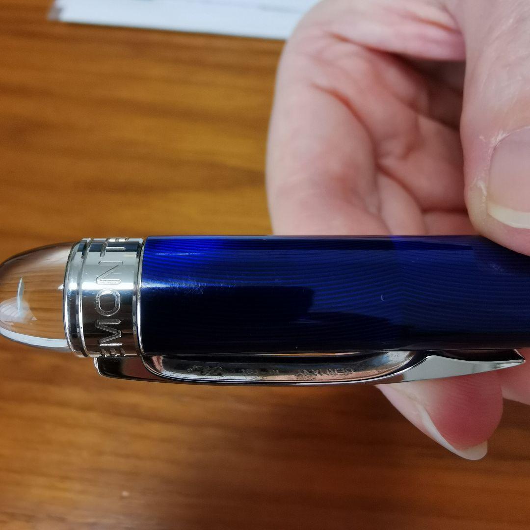 【美品】モンブラン　スターウォーカー　ボールペン　クールブルー
